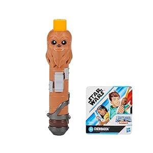 Star Wars Lightsaber Squad Chewbacca Extendable Yellow Lightsaber Toy ...