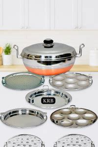 KRB KRB,All In One 7 Plates Steel Idli Maker / Idli Cookar / Idli ...