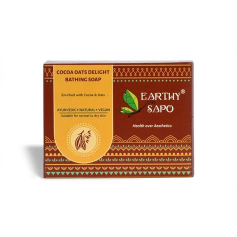 Cocoa Oats Delight Bathing Soap, 100g – Earthy Sapo