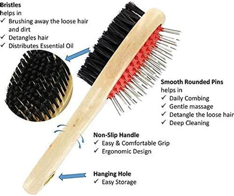 Bamboo Deshedding Brush for Dogs and Cat | Bamboo India