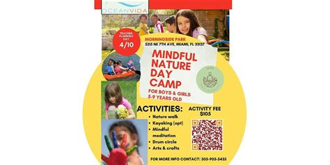 Teacher planning day Mindfulness and nature day camp!, 5215 NE 7th Ave ...