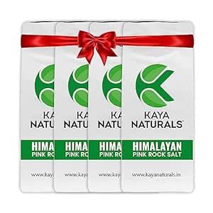 Kaya Naturals Himalayan Pink Rock Salt | Sendha Namak | Unrefined and ...