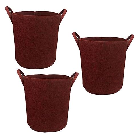 Sow and Grow Air Pruning Geo Fabric 500 Gsm Grow Bags 18X18 Inches ...
