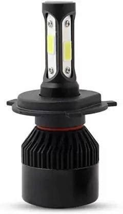 HJG M3 3 Side H4 LED Headlight Bulb with Cooling Fan Head lamp Convers ...