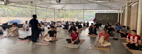 Yoga Session for Mondragon University Delegation : MIT-WPU News