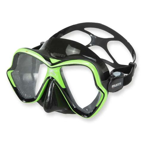 Mares Tauchmaske X-Vision schwarz lime - weiches Silikon, sehr gute ...