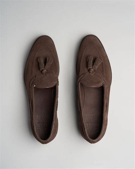Edward Green | Belgravia | Unlined | Suede | Mink | The Hand