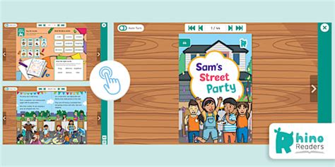 Level 6b Decodable Readers: Sam's Street Party - Twinkl