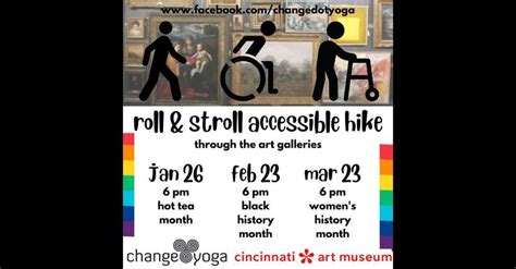 roll & stroll accessible hike, Cincinnati Art Museum, 23 March 2023 ...