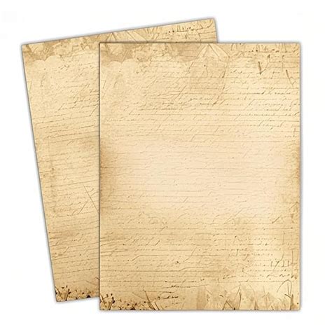 OFIFO® Vintage Paper Sheets 50 Pack, 8.26 x 11 in Handmade Style ...