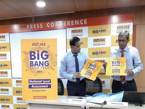 Launch of Big Bang Edge Test by FIITJEE