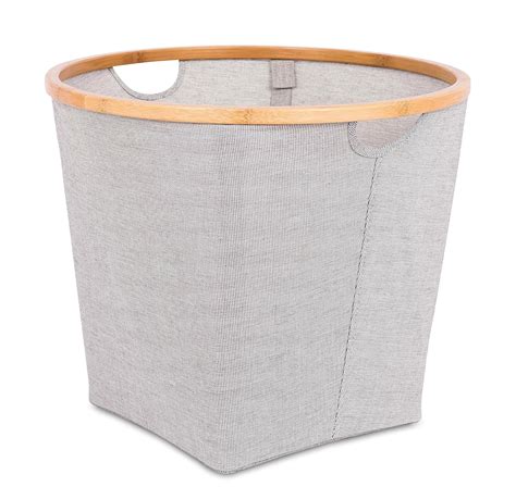 BIRDROCK HOME Soft-Sided Round Storage Bins - Storage Organizers with ...
