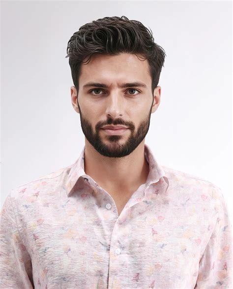 Rare Rabbit Men's Lush Pink Viscose Blend Abstract Print Regular Fit F