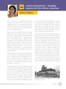 Constructing history -bringing enquiry into the history classroom ...
