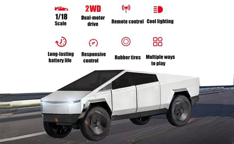 SUPER TOY 1:14 Scale Cyber Truck Remote Control Car High Speed Racing ...