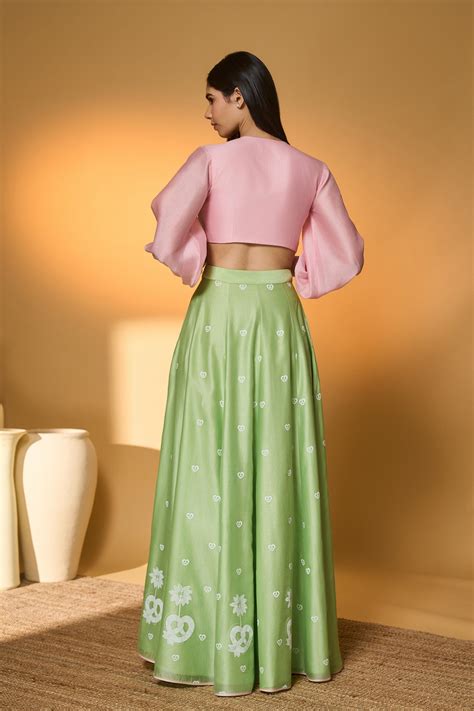 Masaba - Totem Pod on Lunar Aisle Skirt Set - Elahe