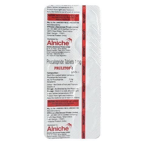 Prulitop-1mg Tablet | Uses, Side Effects, Price | Apollo Pharmacy