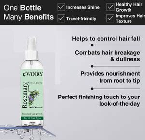 winry For Hair growth Rosemary Water Spray - Price in India, Buy winry ...