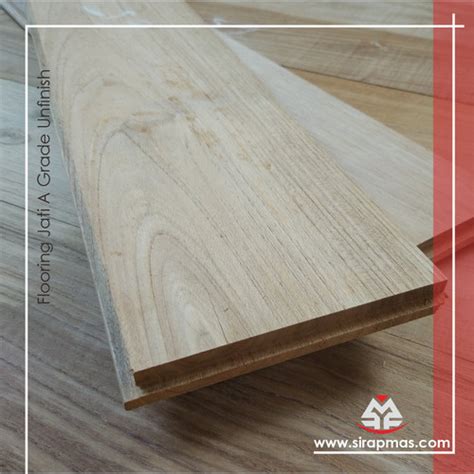 Jual Lantai Kayu Parket Jati 1,5x9x(30-100) cm Unfinish grade AB Bagus ...