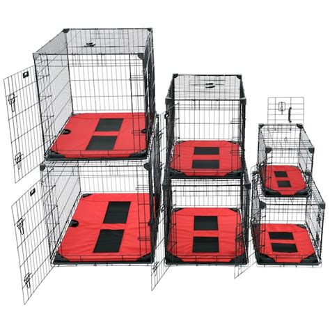 Lucky Dog Rectangular Red Polyester Orthopedic Dog Bed (Extra Large ...