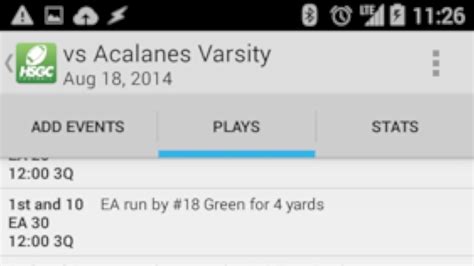 DS Football Statware - App on Amazon Appstore