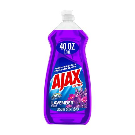Buy Ajax Ultra Liquid Dish Soap with Fabuloso Lavender Scent - 40 Fluid ...