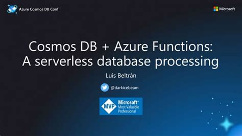 Image result for Azure Functions Cosmos DB