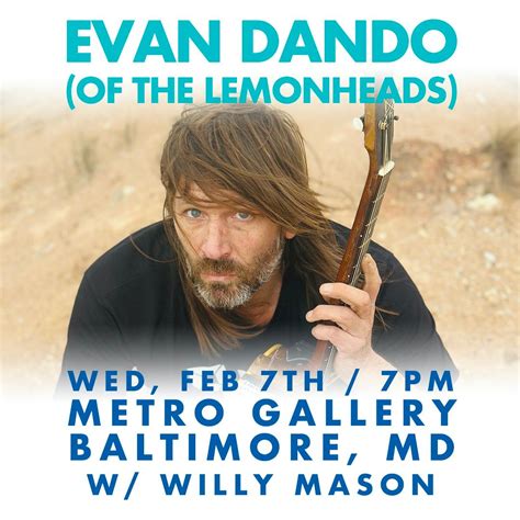 Evan Dando & Willy Mason, Launchpad, Albuquerque | AllEvents