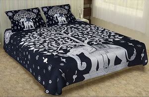 LMK FASHION Cotton Double Flat 600 TC Printed Bedsheet - Buy LMK ...