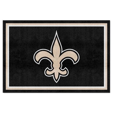 FANMATS NFL New Orleans Saints Nylon Face 5X8 Plush Rug : Amazon.in ...