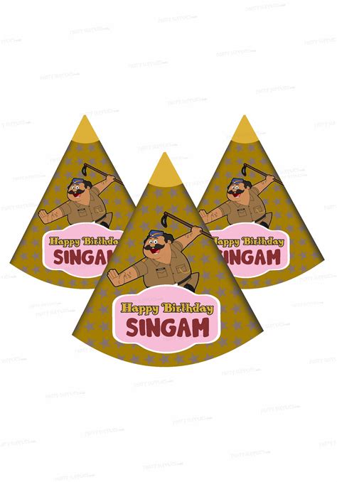 Little Singham Personalized Theme Hat | Party supplies online – Party ...