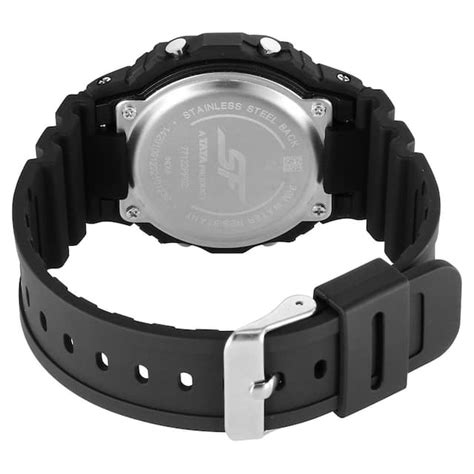 Hexa Black Digital Dial Polyurethane Strap