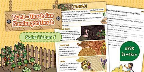 Nota Ulang Kaji dan Lembaran Kerja Bumi - Tanah