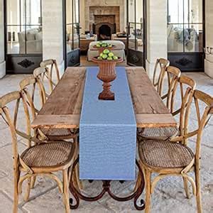 Buy PRAKARTIK BY INDUARTS Cotton Ribbed Rectangular Dining Table Runner ...