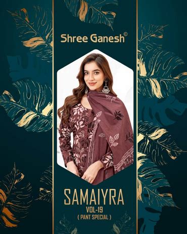 Shree Ganesh Samaiyra Vol 19 Cotton Printed Dress Material