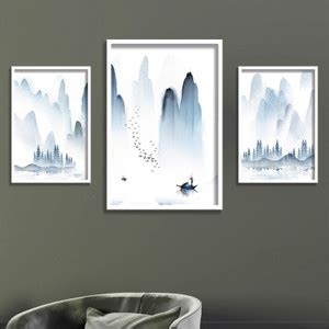 Premium Modern Art Digital Reprint 19.5 inch x 34.5 inch Painting Paper ...