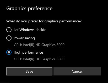 Image result for Graphics Setting LEP Top