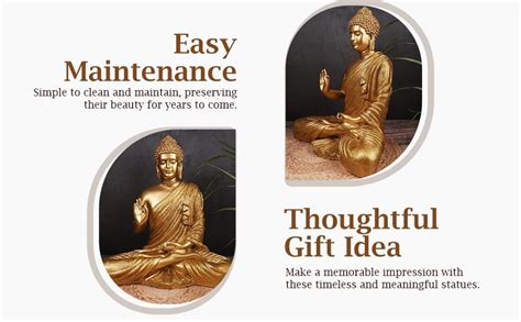 Buy THE WHITE INK DECOR Lord Buddha Statue, Figure, House Warming ...