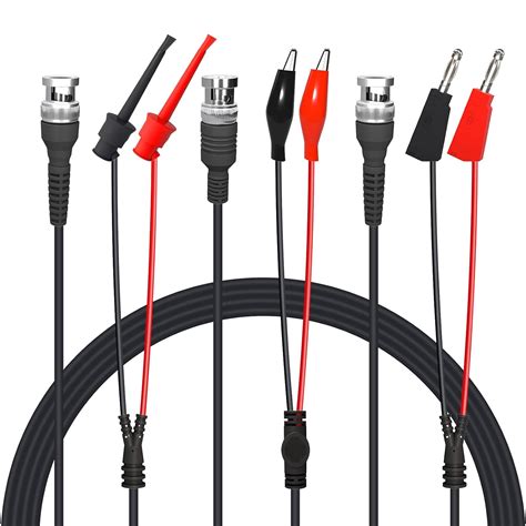Goupchn BNC Test Leads Set Oscilloscope Probes BNC to Alligator ...