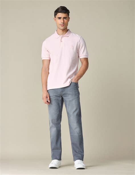 Buy Pure Cotton Regular Fit Polo Shirt Pink|U.S. Polo Assn. India