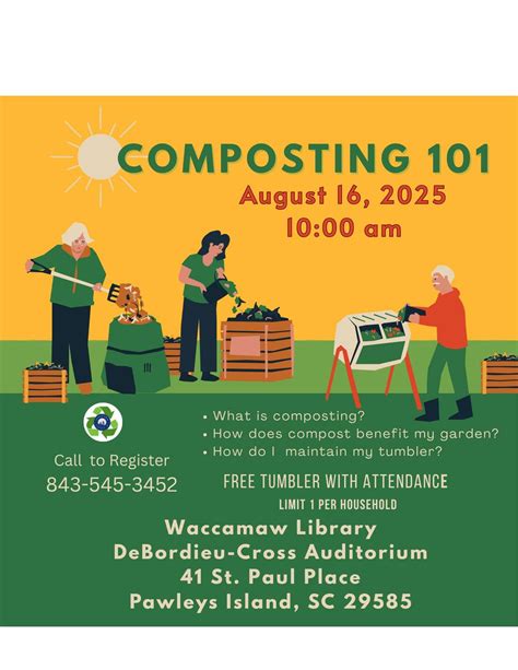 Compost 101, 41 Saint Paul Place, Pawleys Island, SC 29585, 16 August ...