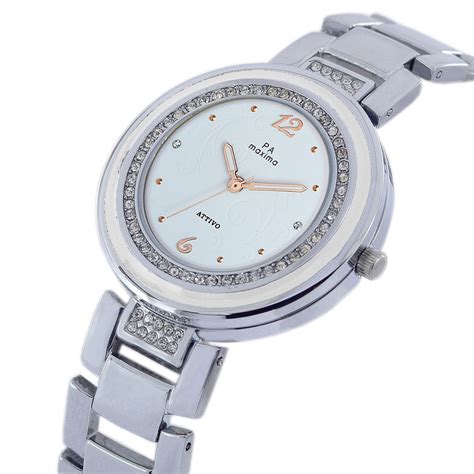 Maxima ATTIVO Women White Dial Analogue Watch - 60216BMLI