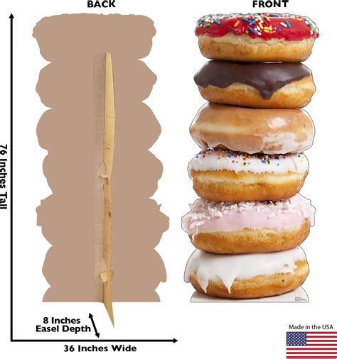 Buy Advanced Graphics Doughnut Stack Life Size Cardboard Cutout Standup ...