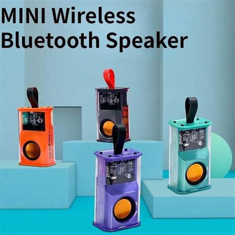 RETRACK K66 Mini Mecha Bass Transparent Portable Wireless Colorful lamp ...