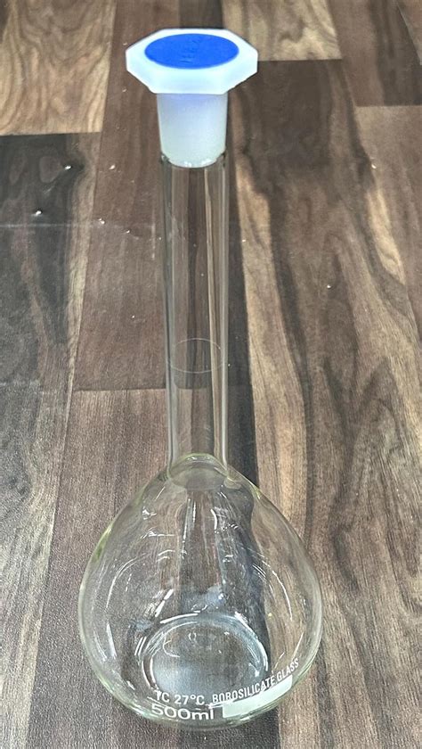 DT Science House Borosilicate glass volumetric measuring flask 500ml ...