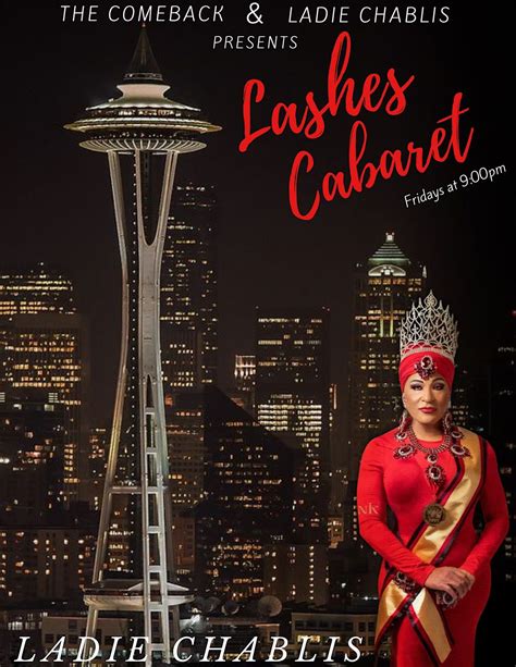 LASHES DRAG CABARET with the Legendary Ladie Chablis!, The Comeback ...
