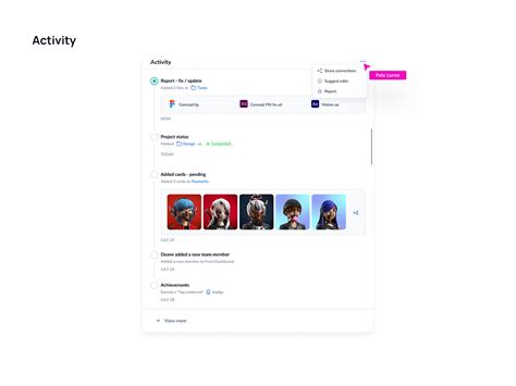 Image result for Activity Log UI