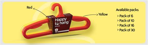 Happy To Hang Officio Plastic Hanger | Stylish Italian Design Cloth ...