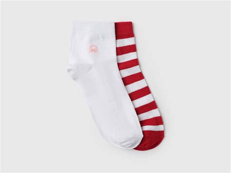 Men Solid And Stripes Pack of 2 Socks – United Colors of Benetton Store