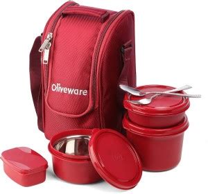 Flipkart.com | Oliveware Executive Micro Safe Lunch Box | Microwave ...